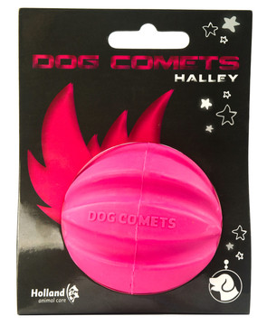 Dog Comets bal Halley roze